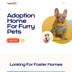 TigglyPuff - Pet Adoption Theme